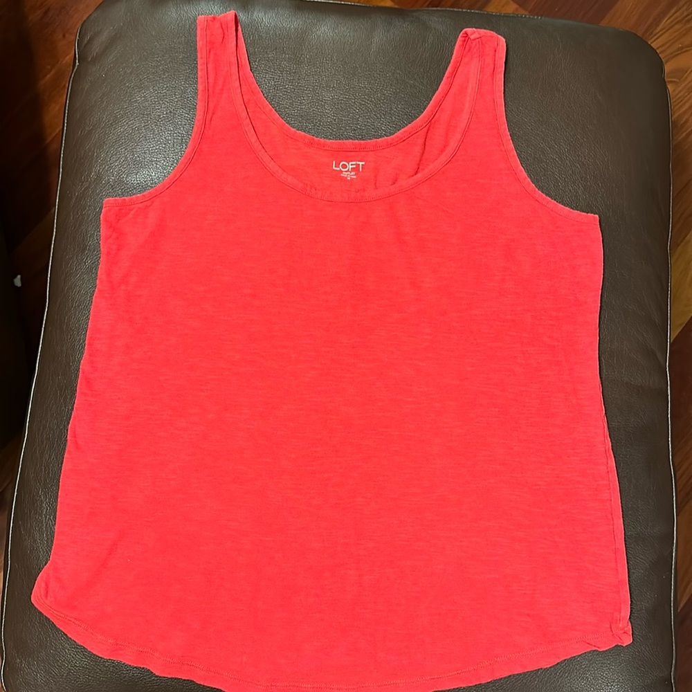 M LOFT Outlet tank top, red